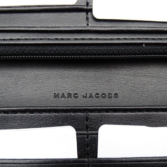 MARC JACOBS Empire City Dark Grey Leather Continental Bifold Wallet - Picture 7 of 10